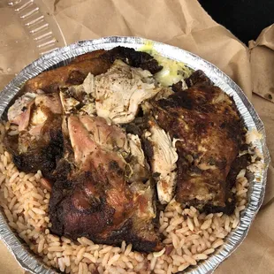 Jerk chicken large platter