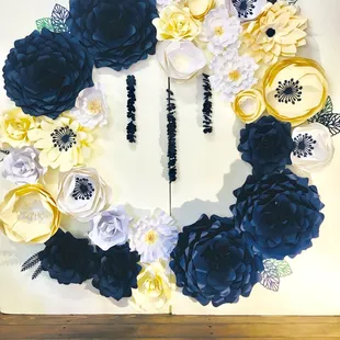 Paper Flower Backdrop