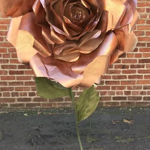 Free-Standing paper flower Over 5ft Tall