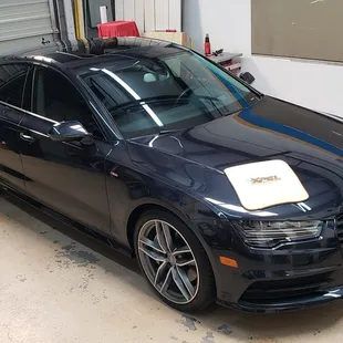 Tint All around, Full windshield. XPEL PPF Full Hood, Full Fenders, Bumper, A-pillar, Luggage area.