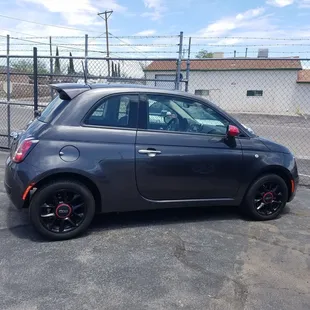 FIAT Before Tinted Windows