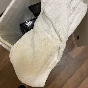 I had to wipe down the top of the shower walls!