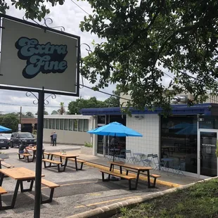 Outdoor seating