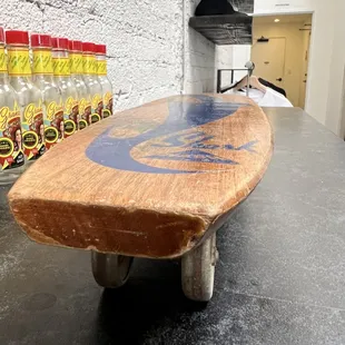 I spot a vintage board.