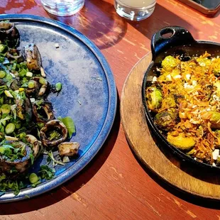 Calamari and Brussel Sprouts