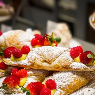 Strawberry Rhubarb Strudel