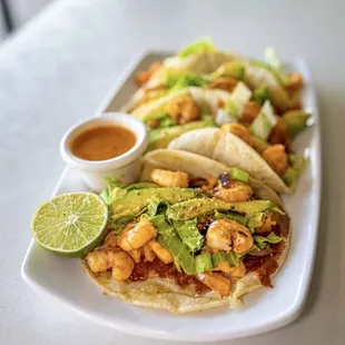 Shrimp tacos