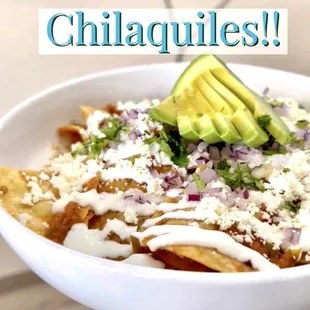 Chilaquiles de la casa.