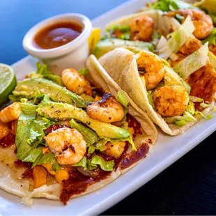 Grilled shrimp tacos