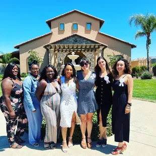 Bachelorette celebration at McGrail vineyards in Livermore valley wine country