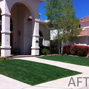 Here is one of the lawns we installed.