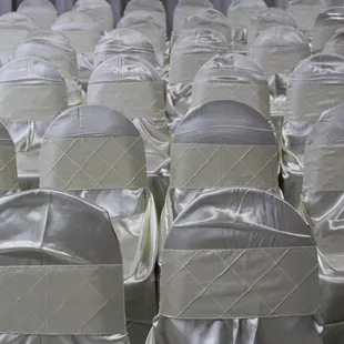 Chairs on chairs on chairs.