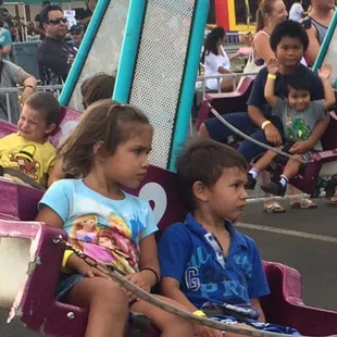 The kids loved riding The Twister!
