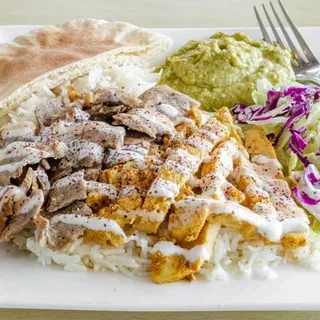 4) 3 Meat/Combo Plate