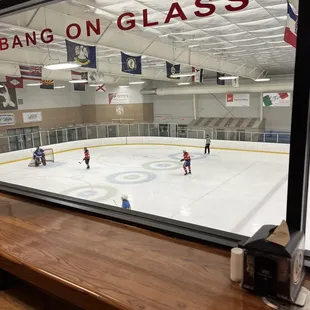 One of the rinks