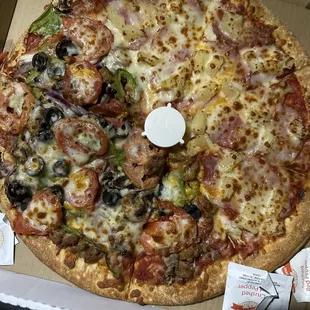 large half hawaiian and half combo