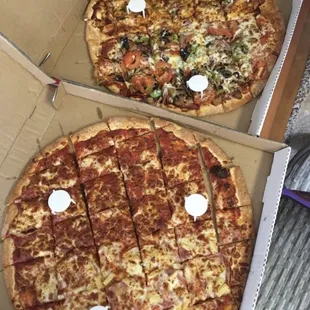 Ordered 2 pizzas for my nephews 1st bday.