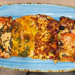 Variety pizza.