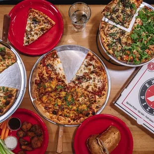 pizza, food
