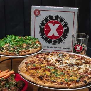 pizza, food