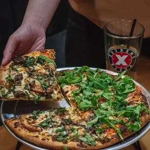 pizza, food