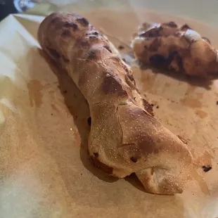 Disappointing cheese stick from extreme pizza.