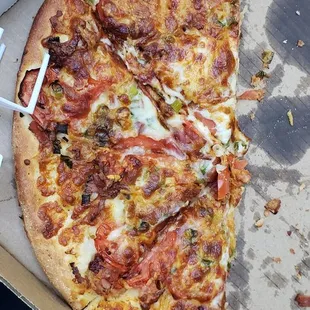 Veggie with white sauce parmesan