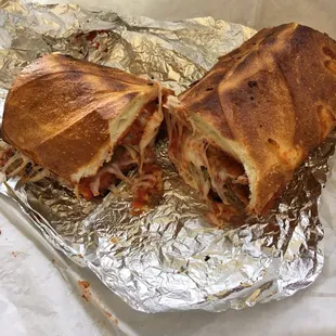 Every once in a while, I crave a hot, sticky parmesan meatball sandwich! (4 stars)