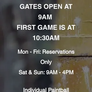 Clearly states needed 20 reservation for weekdays. Not weekends.