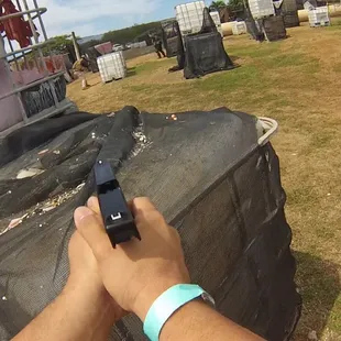 Coming up on the opposite starting point of the smaller field.