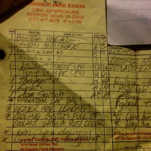 This  auto repair shop used to operate with honesty and integrity.