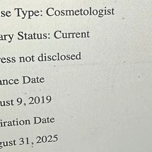 License number 611918