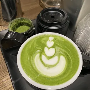 Matcha green tea latte