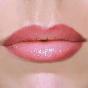 Lip tattoo