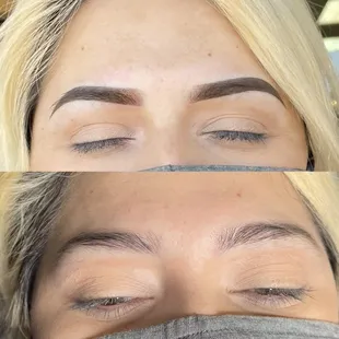 Ombré powder brows