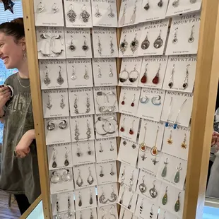 Earrings galore
