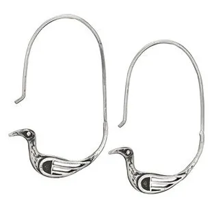 Sterling Silver Earrings..Bird