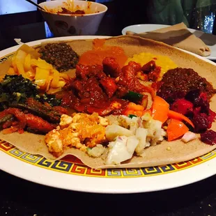 a plate of food