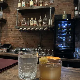 Finished smoked old fashioned