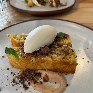 Zucchini Polenta Cake
