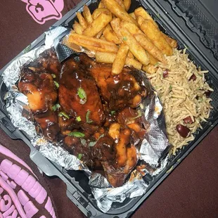 This is the Passionfruit BBQ Jerk Wings