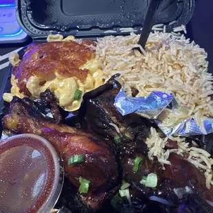 a plate of food