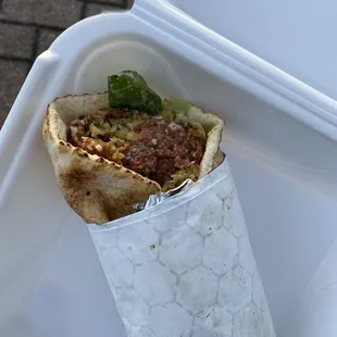 Falafel wrap
