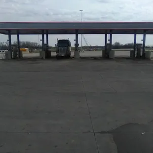 Filling up with diesel