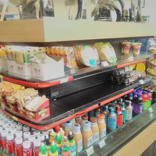 More cold foods and drinks with more figurines on top