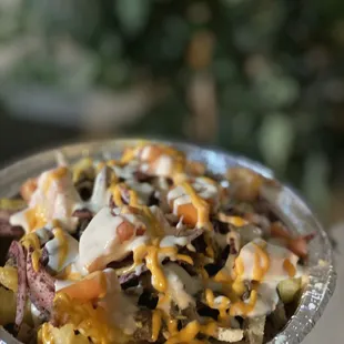 Shawarma loaded fries! Made fresh at your event!