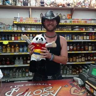 Most super friendly service, helped us find just what we needed, and took a picture with out trip mascot!!