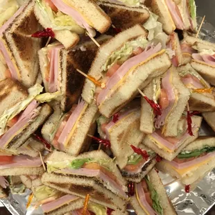 Ever seen a leaning tower of sandwiches? Only at the EZ!