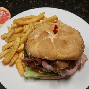 There she is, the best burger I've ever had.