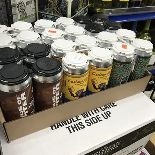 Craft beers to pick from